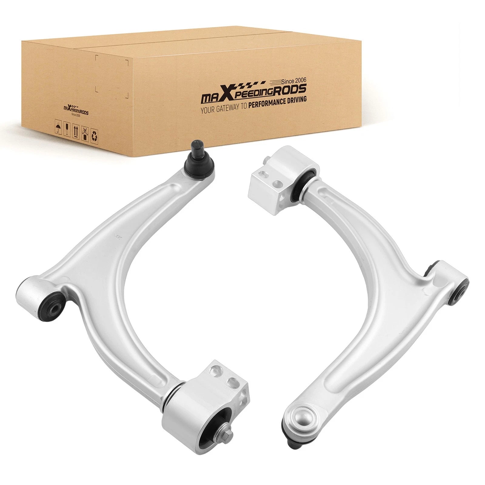 2X Front Lower Control Arms for Chevy Malibu (2004–2012)
