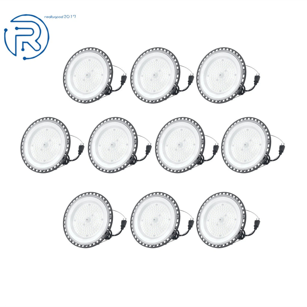 10X 100W LED High Bay Light for Industrial Use (5000K, 12000LM)