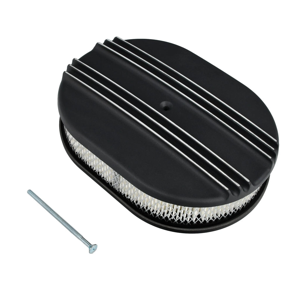 Short Valve Covers & 12" Oval Air Cleaner for Chevy 350 (1987–1997)