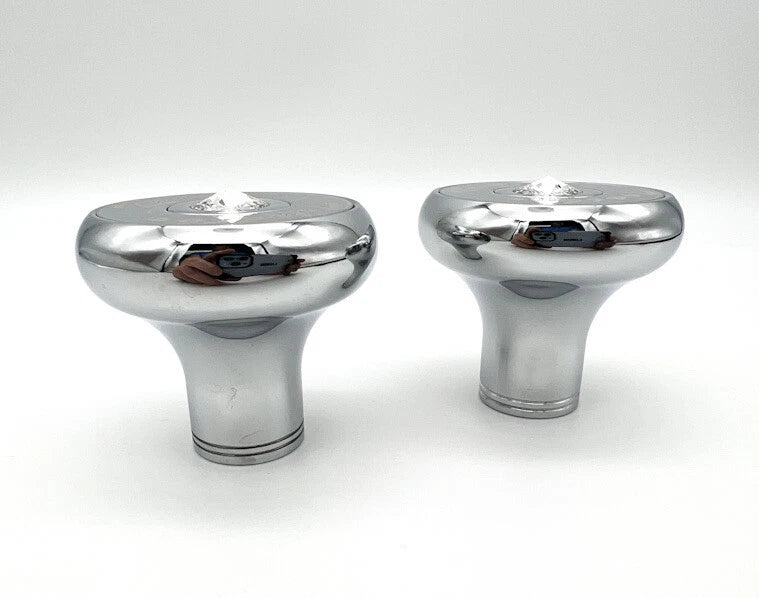 Air Valve Knob Chrome Clear Diamond Deluxe for Peterbilt Kenworth