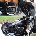 Rectangle Rear Pillion Passenger Seat 6 Suction Cup for Harley Softail Dyna Sportster