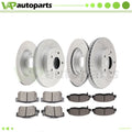 Brake Pads and Rotors Set for Honda Civic EX 2012 (1.8L, Drilled)
