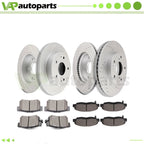 Brake Pads and Rotors Set for Honda Civic EX 2012 (1.8L, Drilled)