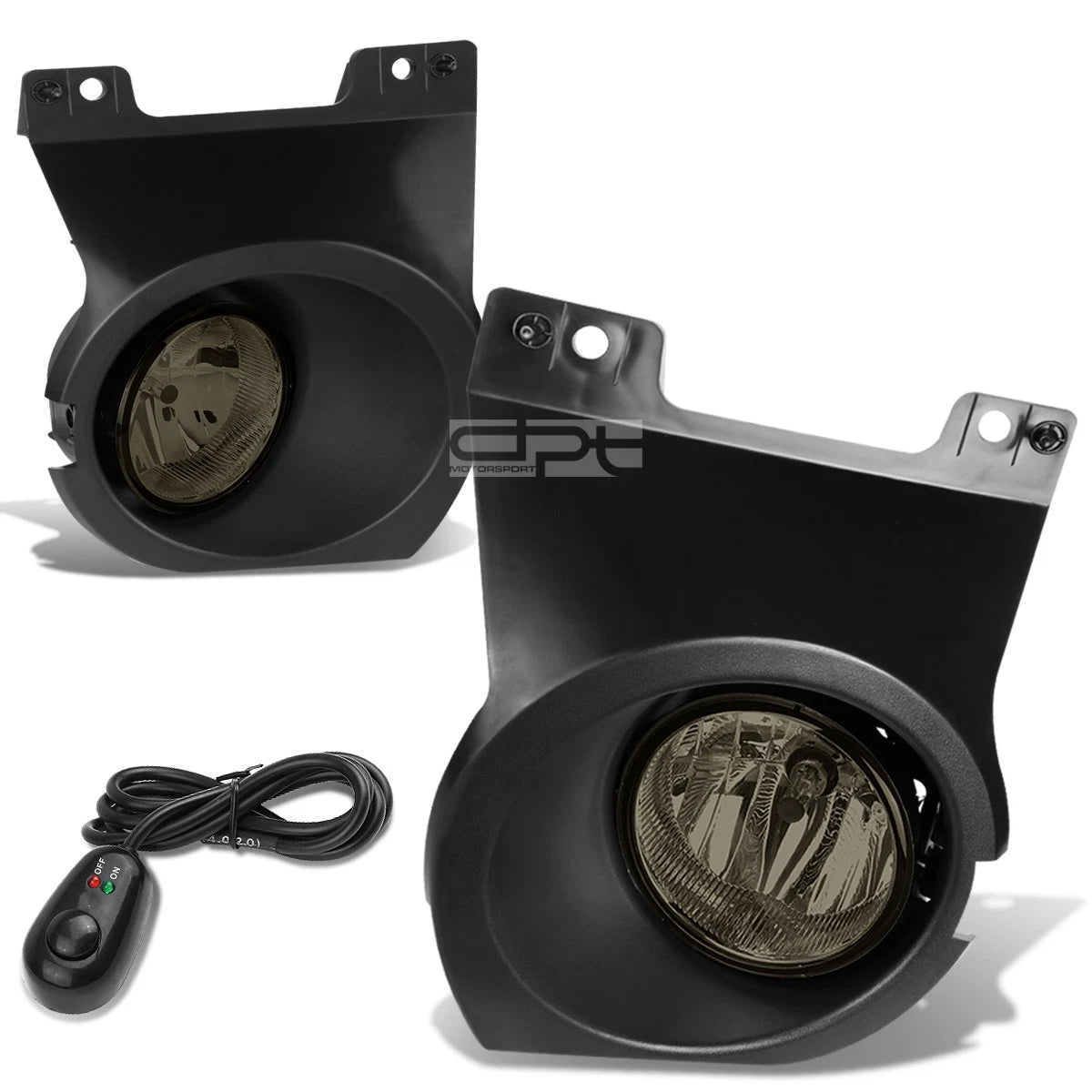 Fog Lights Pair for Ford F150 (2009–2014) Smoked Lens with Switch & Wiring