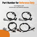 4X ABS Wheel Speed Sensor for Nissan Xterra (2000–2004)