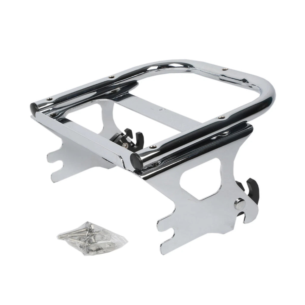 Detachable 2-Up Pack Mounting Luggage Rack for Harley Touring (1997–2008)