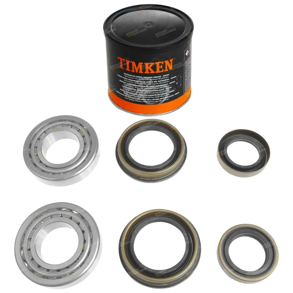 Rear Wheel Bearing Kits + Grease for Nissan Navara D21 D22 (1985 - 2008)