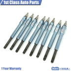 8x Glow Plugs for Ford Excursion (1995–2003)