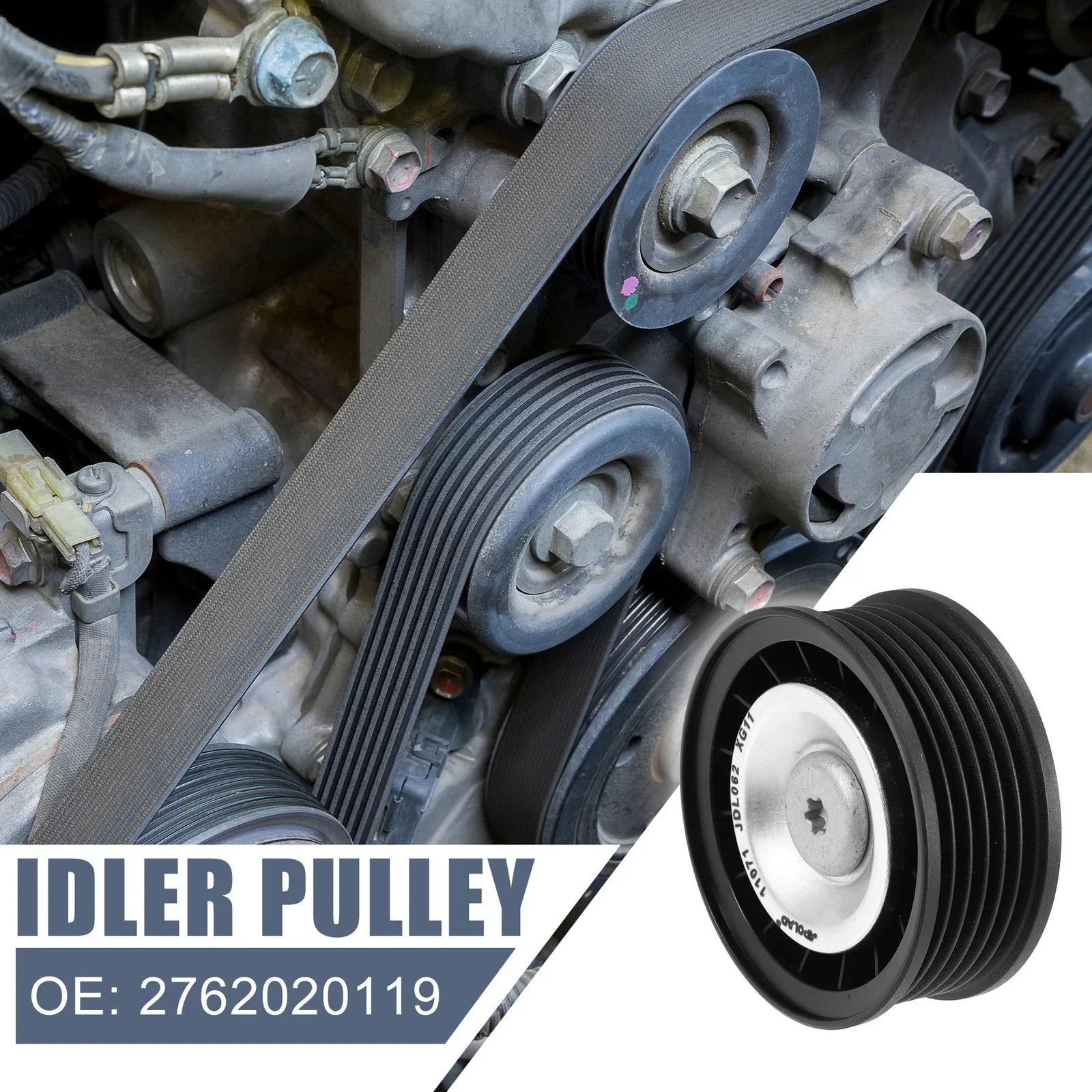 Drive Belt Idler Pulley for Mercedes-Benz C 300 3.5L (2013-2014)