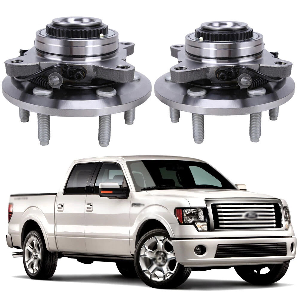 Pair Front Wheel Bearing Hub for Ford F-150 Expedition Navigator (2011–2014)