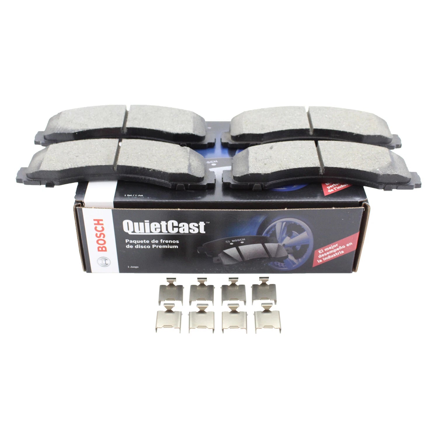 Bosch QuietCast Ceramic Front Disc Brake Pads for Ford F-150, Expedition (2004–2020)