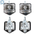 Set of 4 T-Handle Tool Box Locks for RV Door Latch with Keys