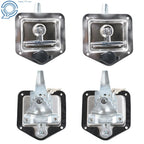 Set of 4 T-Handle Tool Box Locks for RV Door Latch with Keys