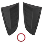 ABS Black Side Window Louvers for Ford Mustang Coupe (2015-2022)