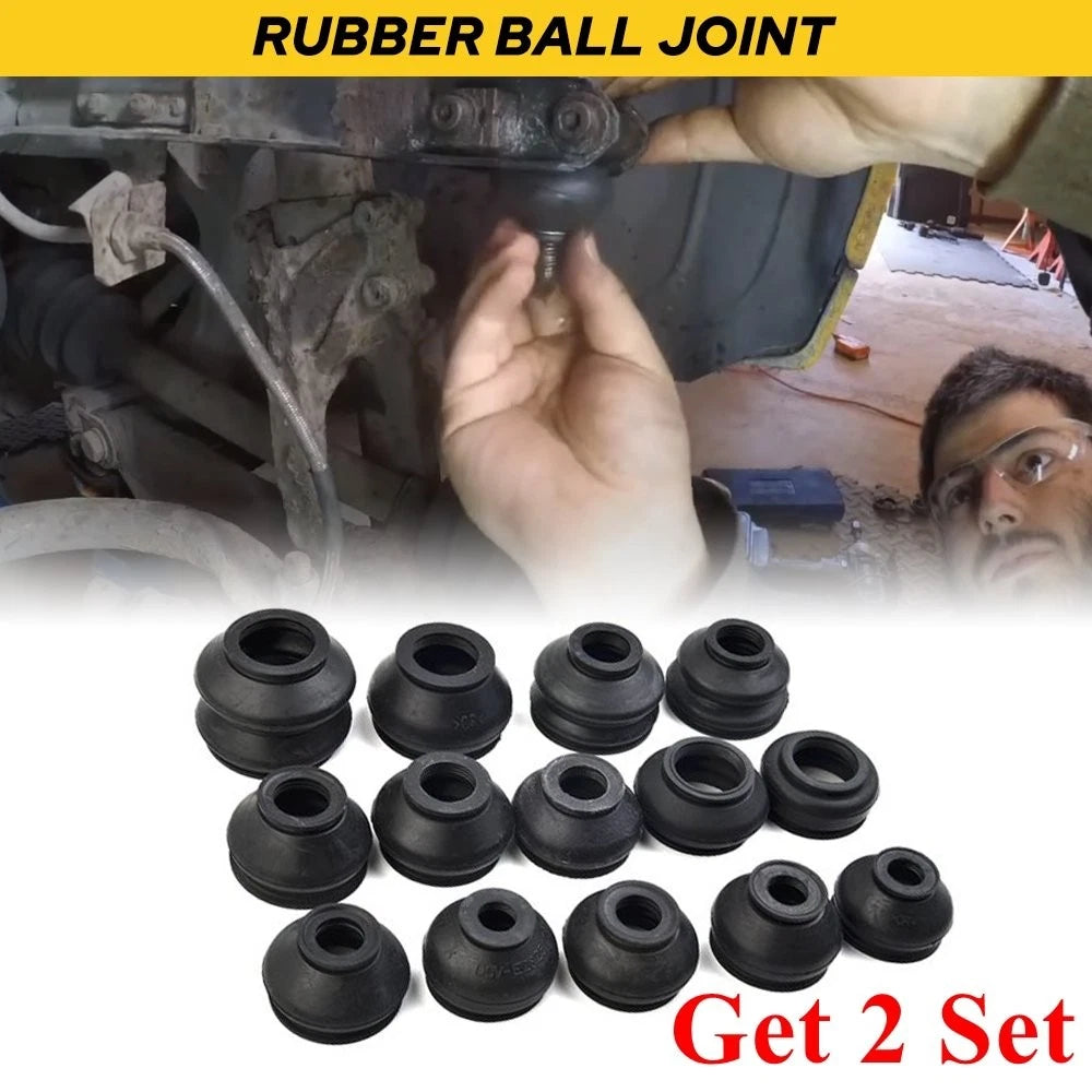 Set of 2 Ball Joints Dust Cover Tie Rods Linkages Ends for