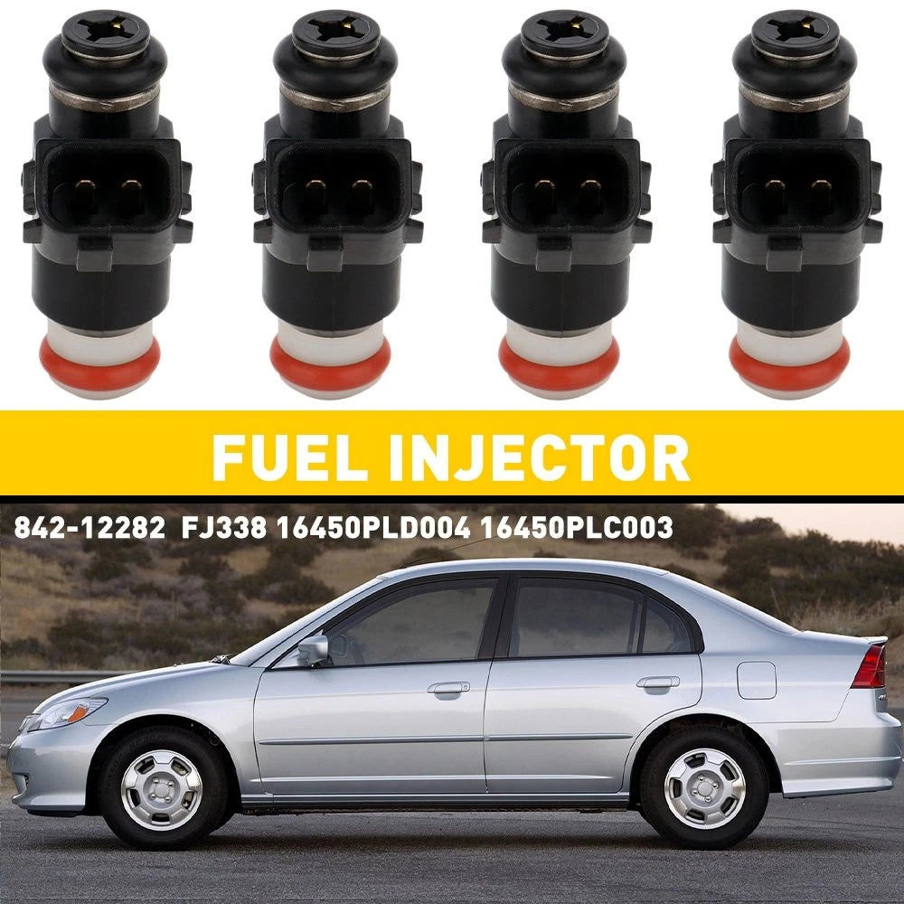 Set of 4 Fuel Injectors Repair Kit for Honda Civic 1.7L (2001–2005) 16450PLC003