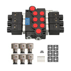 3 Spool Hydraulic Control Valve for Various Models (3600 PSI, 12V DC)