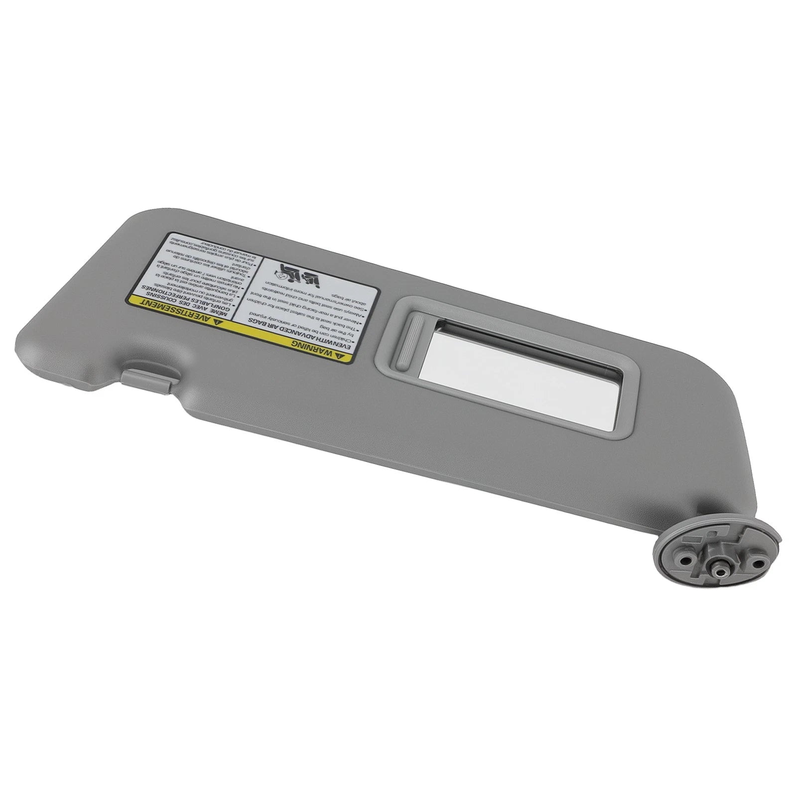 Left Gray Sun Visor for Toyota RAV4 (2004–2005) Easy Clean Mirror