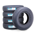 Set of 4 ROCKMAN ST235/80R16 10-Ply Trailer Tires 124M Steel Belted