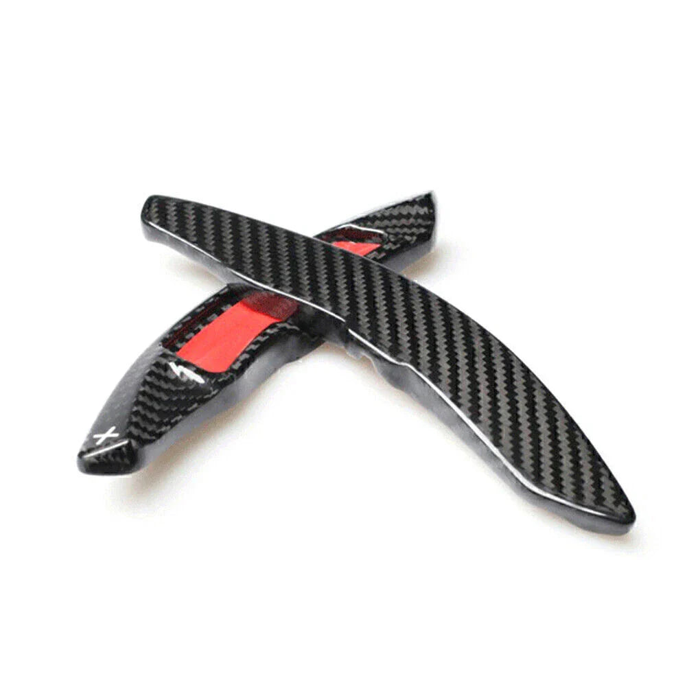 Carbon Fiber Steering Wheel Shift Paddle Shifter for Porsche Macan Cayenne (2014-2023)