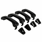 Set of 4 Exterior Door Handles for Chevrolet Silverado/Sierra (2014–2019) Gloss Black