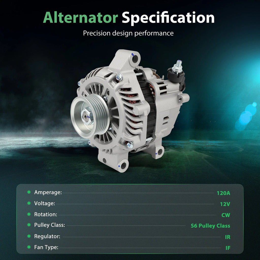 120 Amp Alternator for Mitsubishi Outlander (2007–2009)