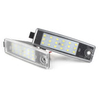 2Pcs White LED Rear License Plate Light for Toyota Hiace H200, RAV4, Vanguard