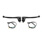 Brake Clutch Lever Set for Honda (All Models, 7/8" Perch) Black Alloy