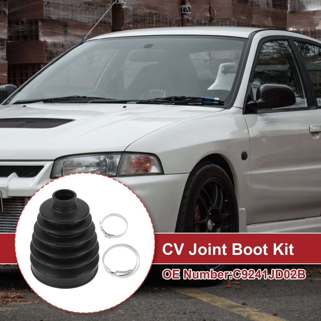 Outer CV Joint Boot Kit w/ Clamps for Mitsubishi Lancer (2007–2017) No.C9241JD02B