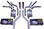 Dual Exhaust Kit for Suburban Yukon (1969–1972) - 2.5" Rolled Clamp Side Exit