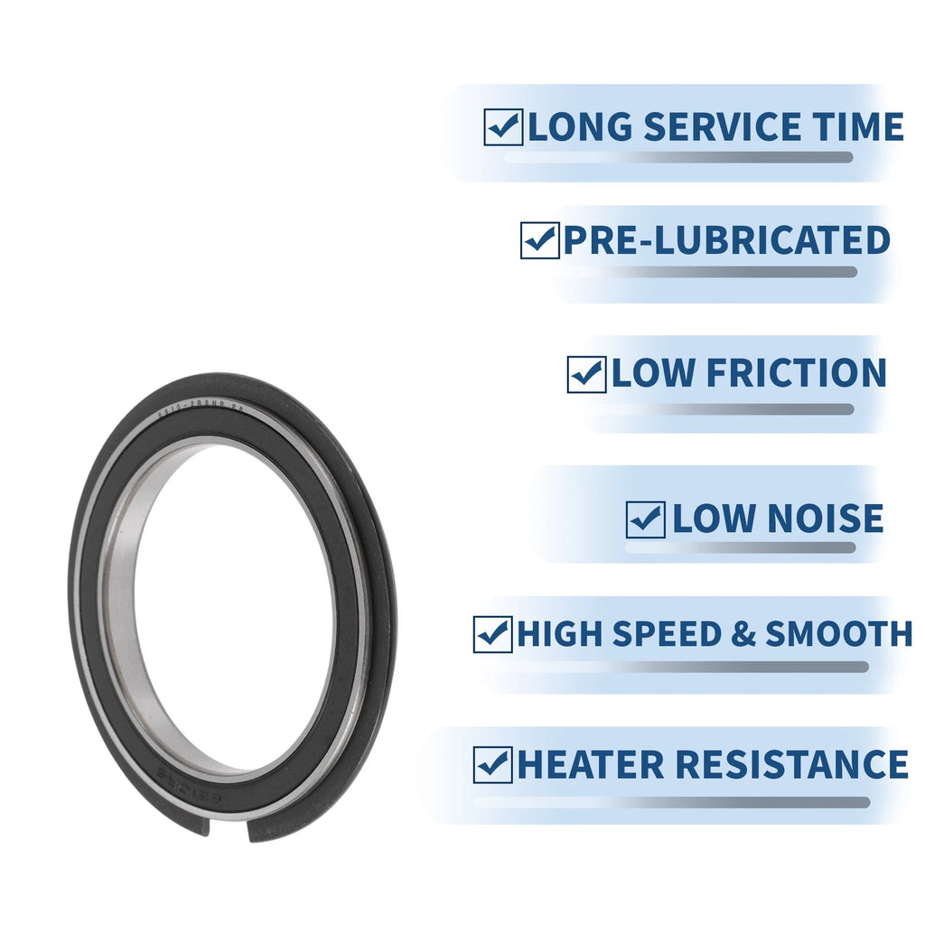 Set of 2 Deep Groove Ball Bearings 6810NR2RS for Scooter Skateboard (50x65x7mm)