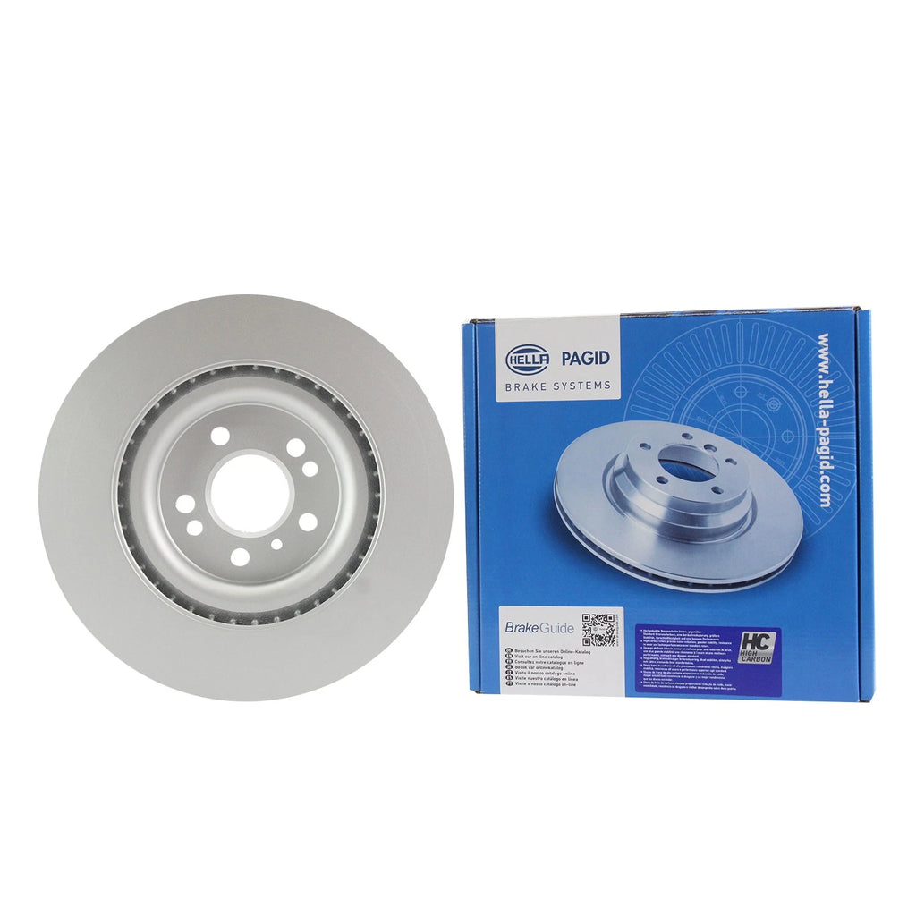 Hella Pagid 350mm Front Coated Disc Brake Rotor for Mercedes W166 X166 (2012–2019)