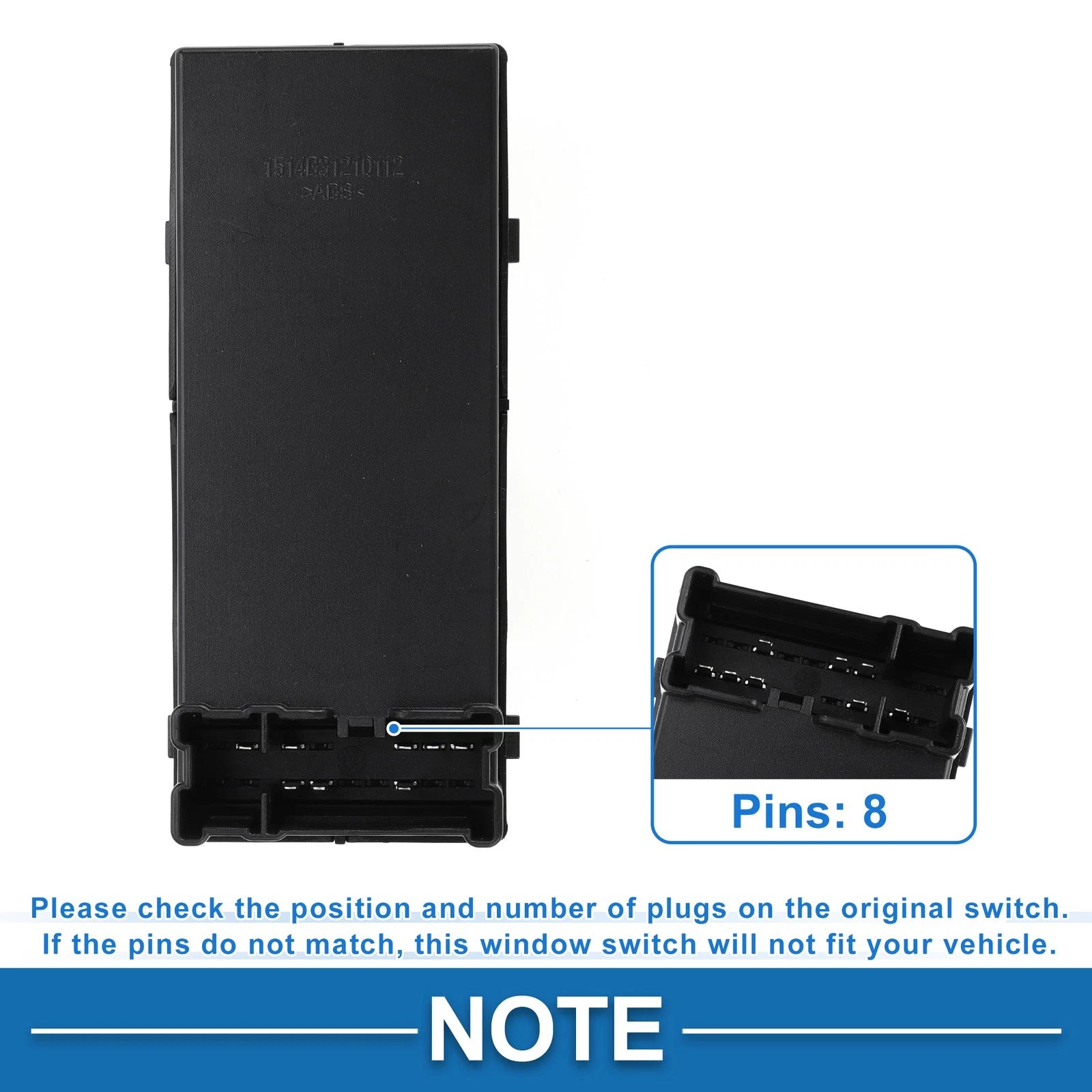 Front Right Power Window Switch for Nissan Frontier (2006–2020) No. 25401ZP50A