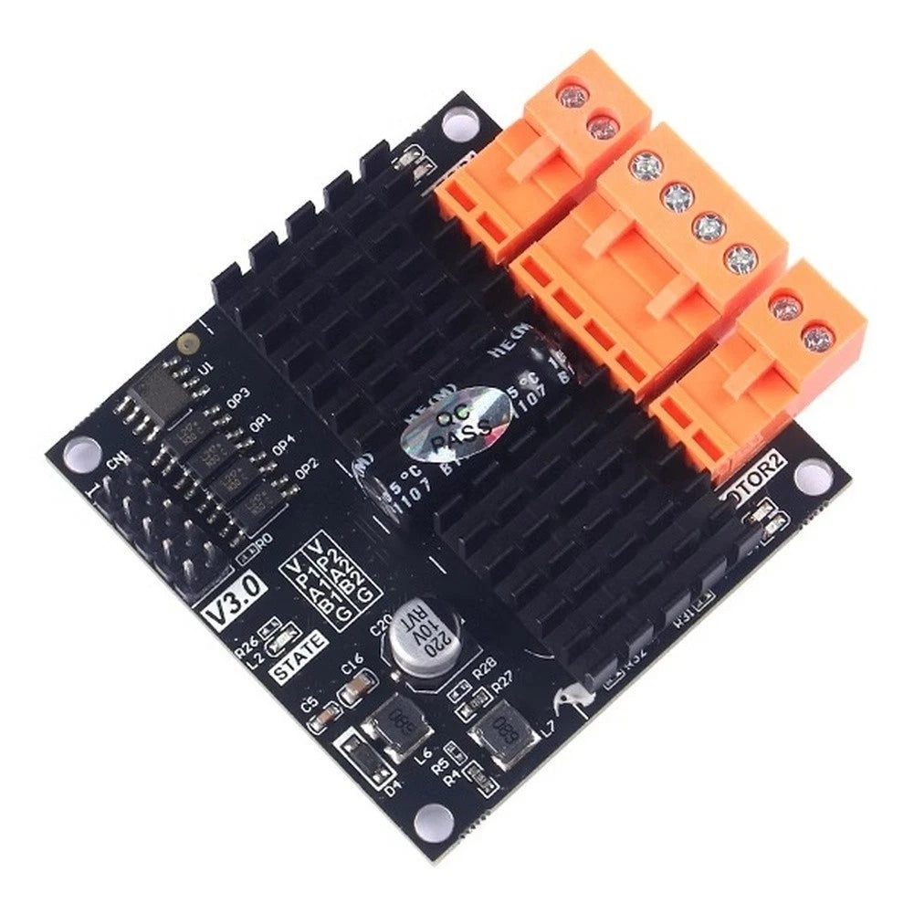 Dual Channel H-Bridge Driver for Brushed DC Motors (5.6V-33V, 12A)