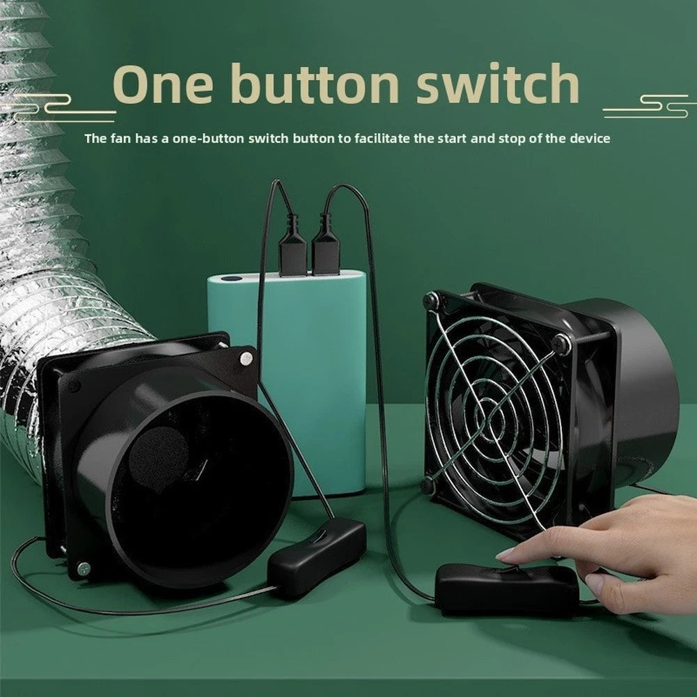 Plastic Housed Smoke Fan with Copper Motor for Moxibustion Control