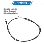 Hood Release Cable No.191823531 for Volkswagen Cabriolet (1985–1993)