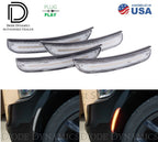 Clear LED Side Marker Lights Set for Dodge Charger (2015–2020)