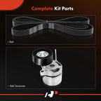 2X Serpentine Belt Drive Component Kit for Subaru Outback Legacy (2015-2019)