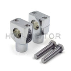 1" Chrome Handlebar Risers for Harley Davidson Sportster Softail (US)