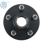 5 on 4.5" Trailer Hub Kit with Bearings for 3500 lbs #84 Spindle