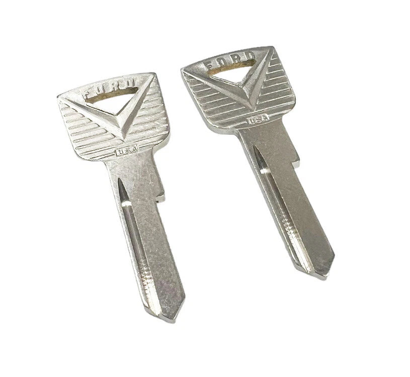 Ignition Blank Keys Pair for Ford Vehicles (1952–1965)