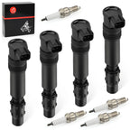 4X Ignition Stick Coils for Honda CBR600F F4i (2002–2006)