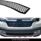 Lower Bumper Grille for Honda Ridgeline (2017-2020) Stainless Black