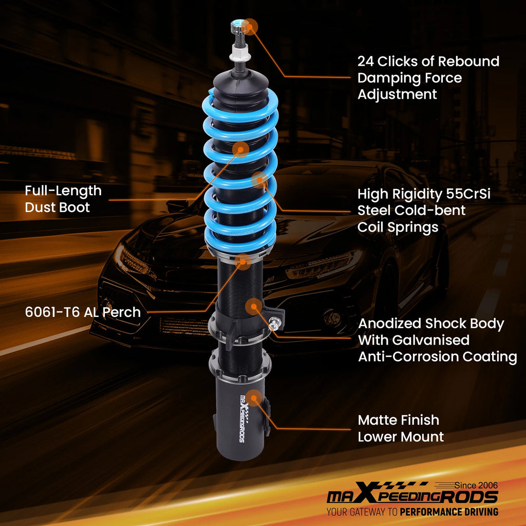 Adjustable Coilover Lowering Kit for Scion xD (2008-2014) Yaris (2007-2011)