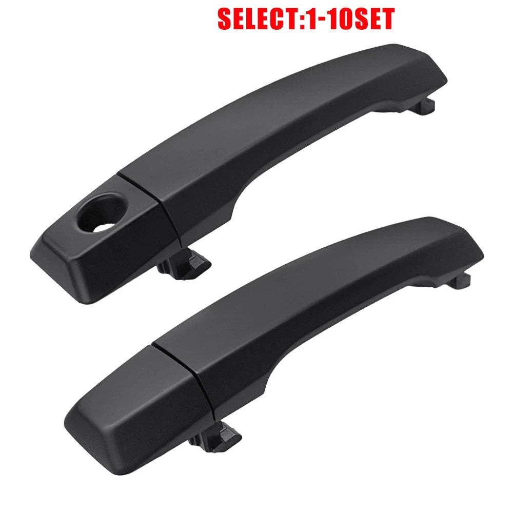 Set of 2 Outside Door Handles for Nissan Titan (2004–2015) - Black