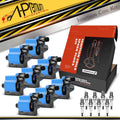 Set of 8 Ignition Coils and Iridium Spark Plugs for Chevy Silverado 1500