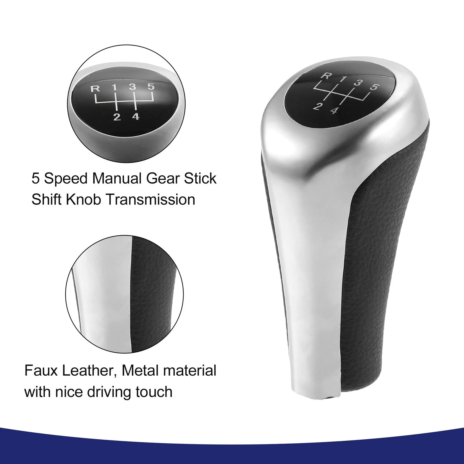 5 Speed Manual Gear Shift Knob for BMW X1 X3 X5 (2010–2023)