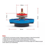 Car Thermostat Radiator Cap with Water Temp Gauge for Universal
