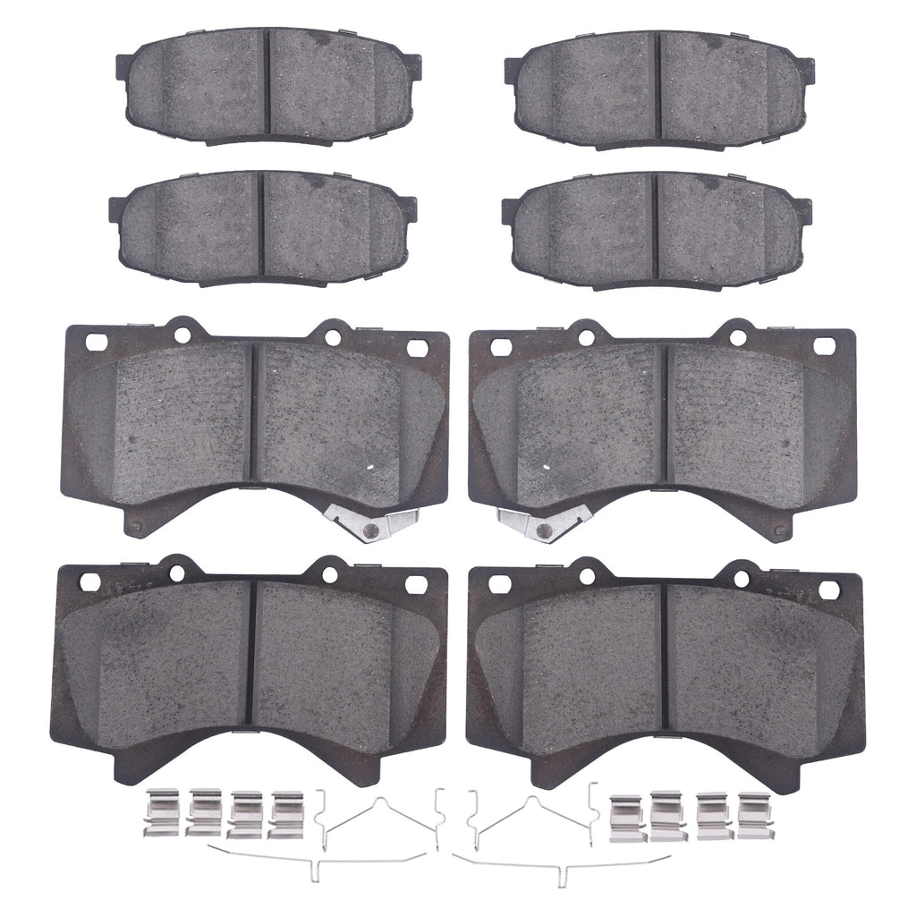 Ceramic Brake Pads for Toyota Tundra Sequoia Land Cruiser Lexus LX570 (2007–2021)