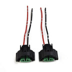 2pc H8 H11 Light Socket Wiring Adapter for Fog Light Headlight (Universal)